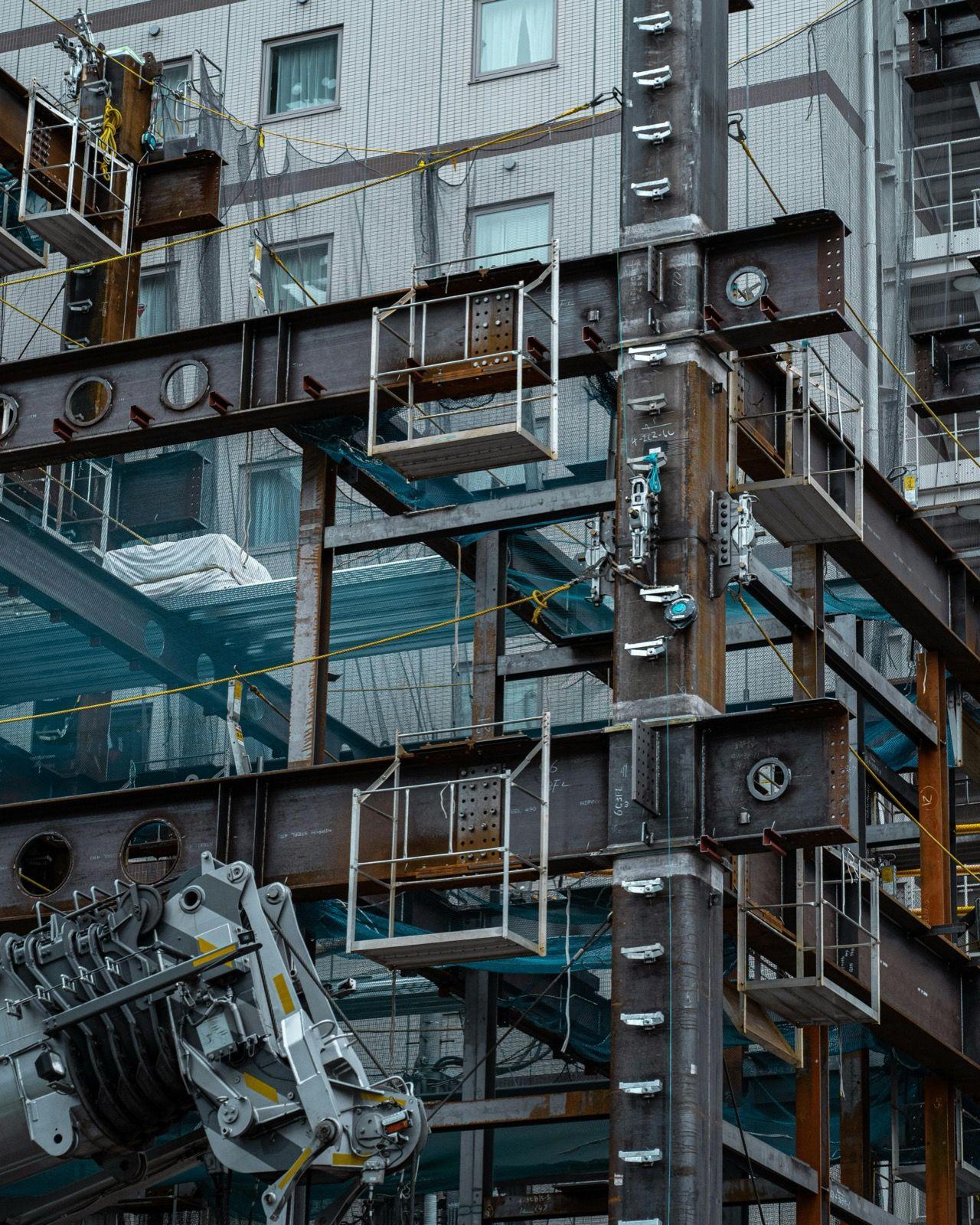 Schema d'architecture - Surveillance vibratoire de chantiers