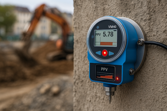 Surveillance vibratoire de chantiers
